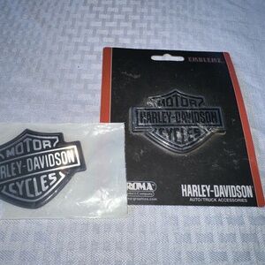 Harley-Davidson Black Emblem (shield and bar)